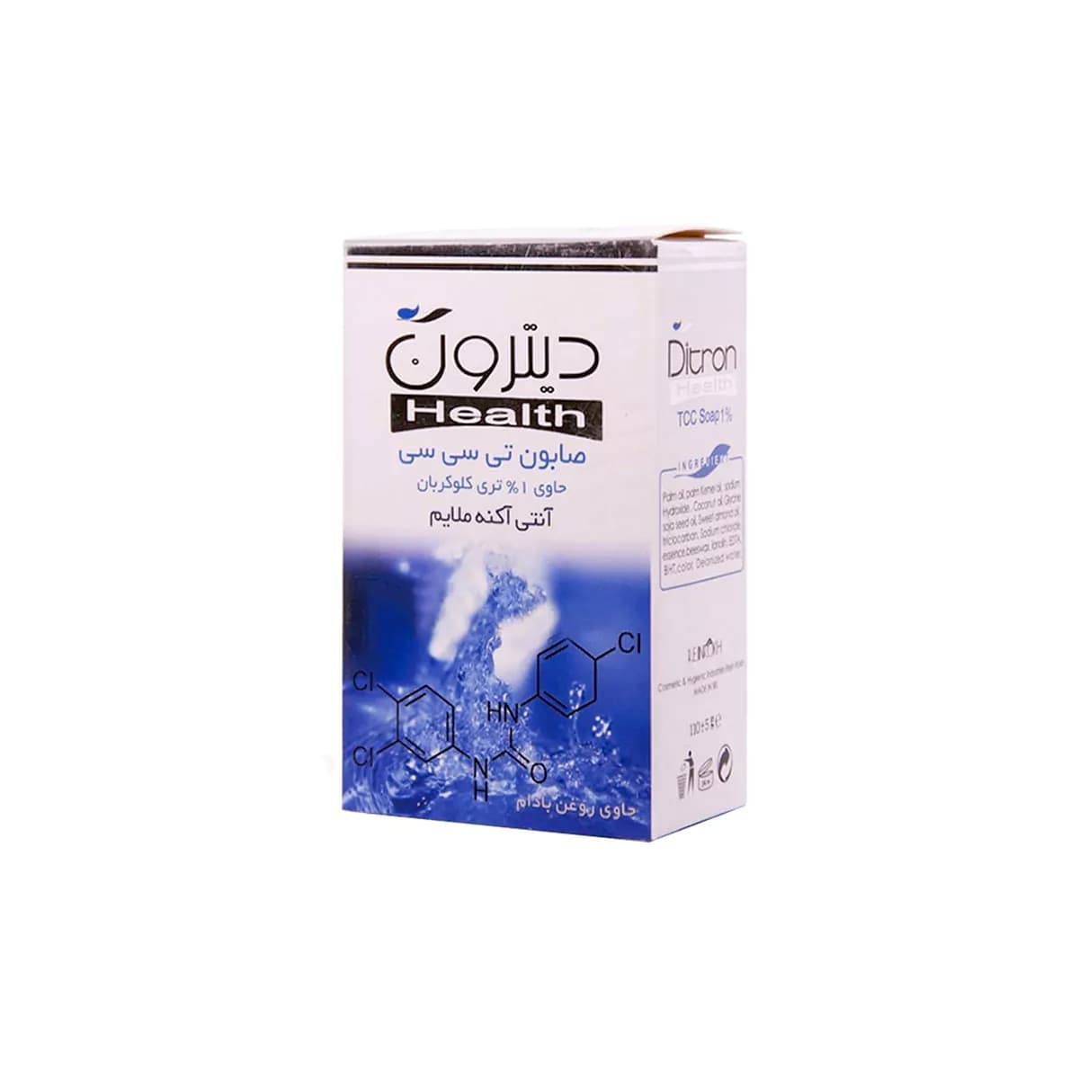 صابون تی سی سی حاوی 1% تری کلوکربان دیترون