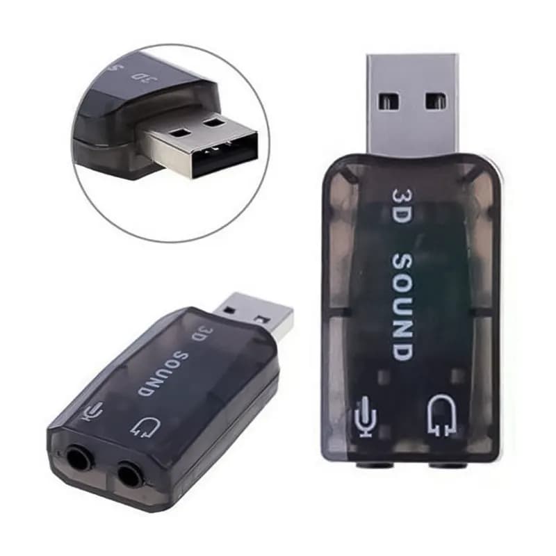کارت صدا اکسترنال USB مدل 3D Sound 5.1 — تصویر ۵