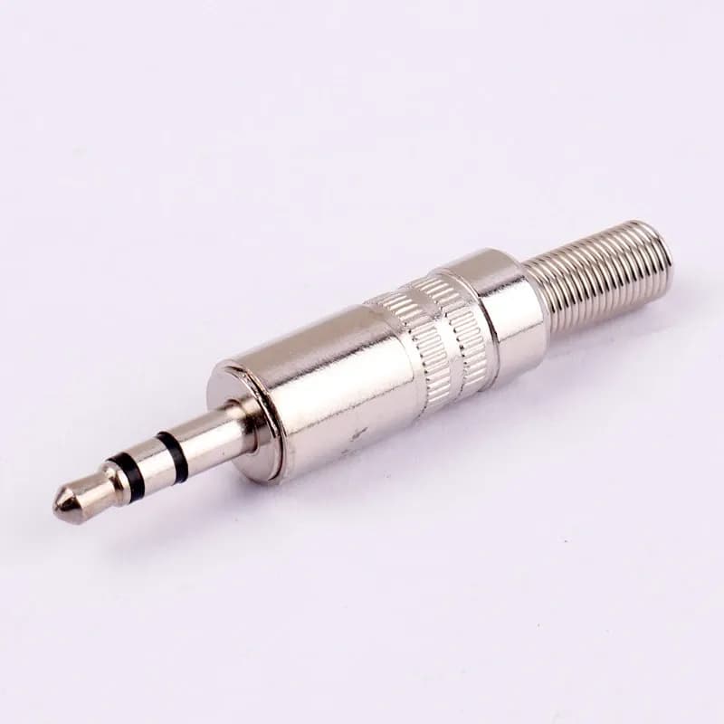 فیش میکروفن فلزی دو خط استریو مدل Ariko F188 سایز 3.5 میلی متر — تصویر ۳