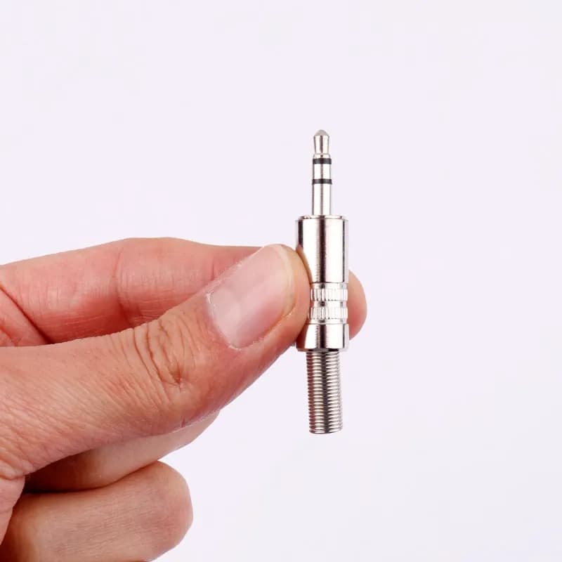 فیش میکروفن فلزی دو خط استریو مدل Ariko F188 سایز 3.5 میلی متر — تصویر ۴