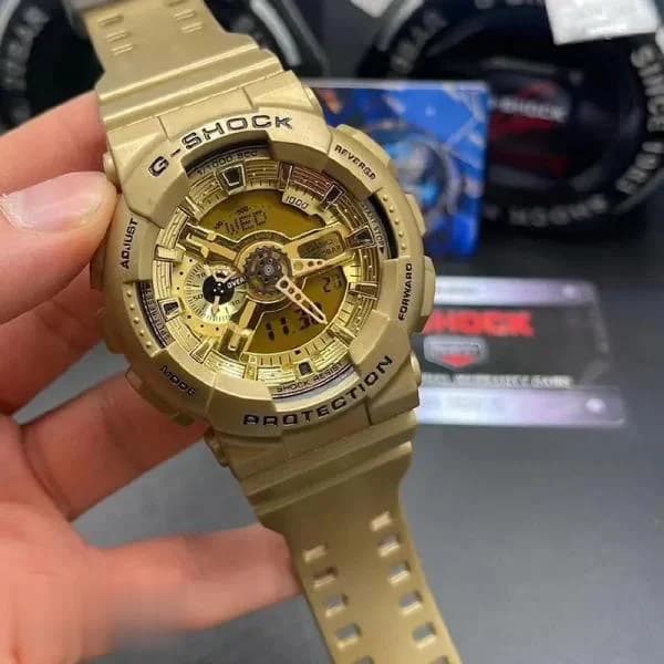 ساعت مچی عقربهای مردانه دو زمانه جی شاک مدل GA-5146M — تصویر ۶