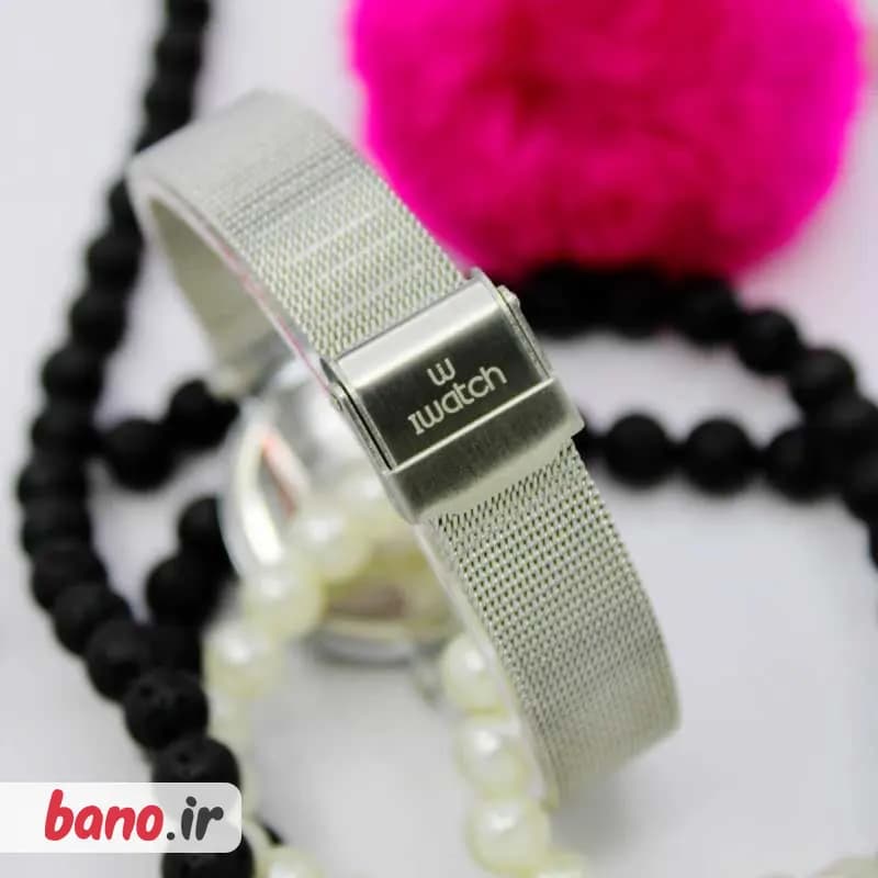 ساعت مچی عقربه ای زنانه آی واچ سفید صدفی نقره ای مدل IW190019L — تصویر ۱۰