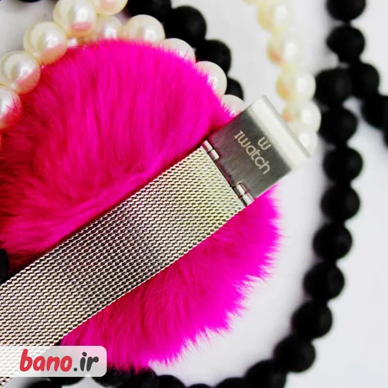 ساعت مچی عقربه ای زنانه آی واچ سفید صدفی نقره ای مدل IW190019L — تصویر ۹