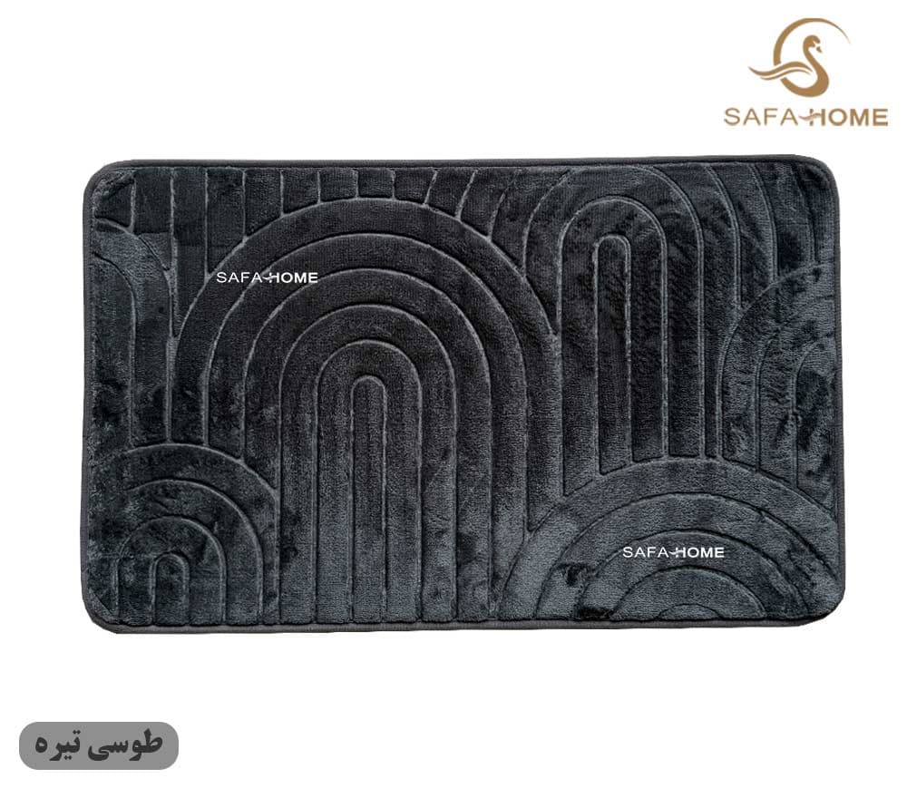 پادری مخمل طرح موج 45*75 سانتی متر — تصویر ۴