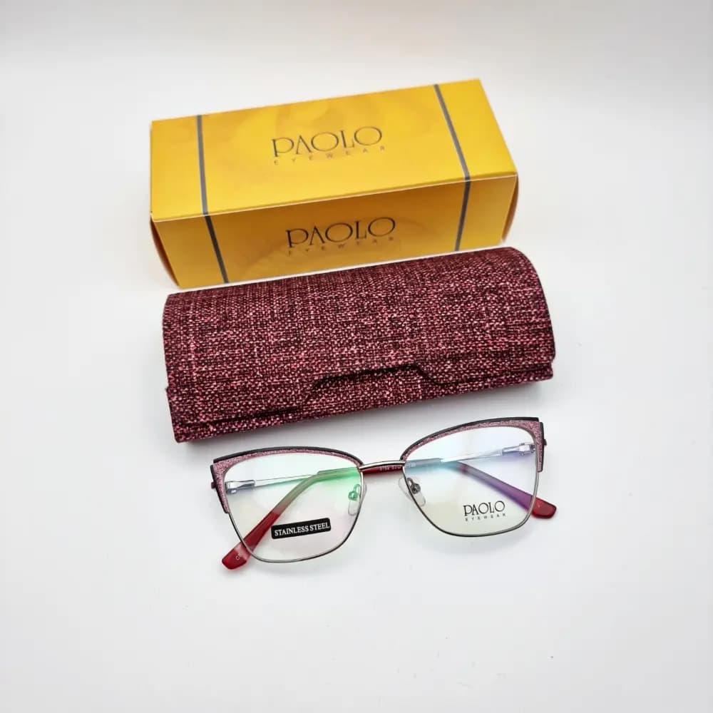 عینک طبی PAOLO مدل 3752 زرشکی
