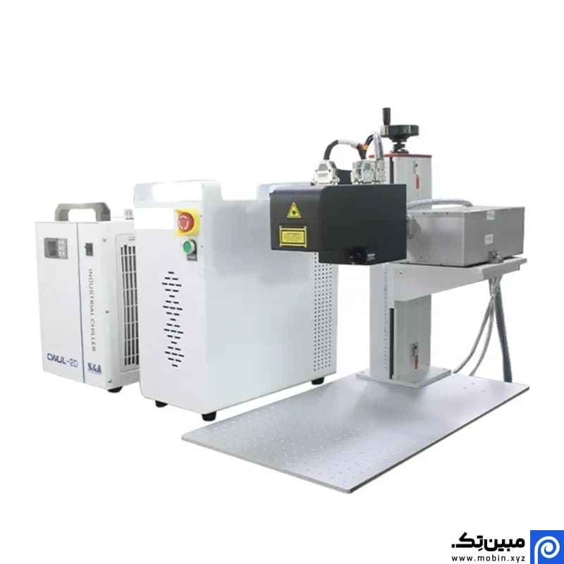 دستگاه لیزر مارکینگ UV سه‌بعدی مدل Split – توان 15 JPT — تصویر ۲