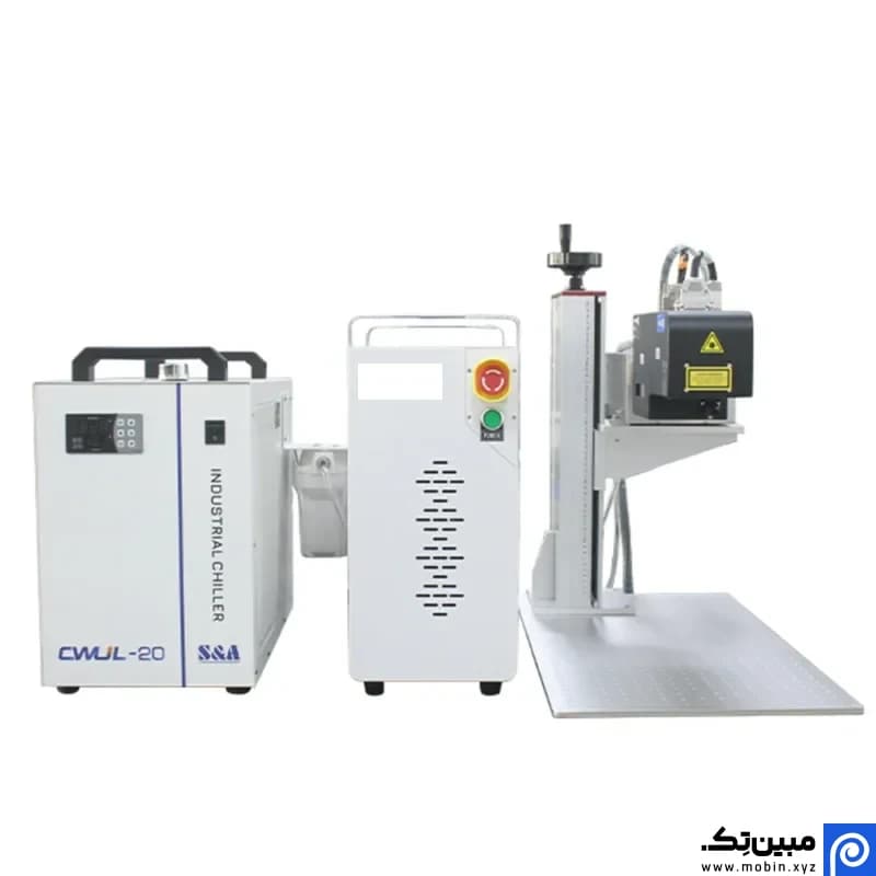 دستگاه لیزر مارکینگ UV سه‌بعدی مدل Split – توان 15 JPT