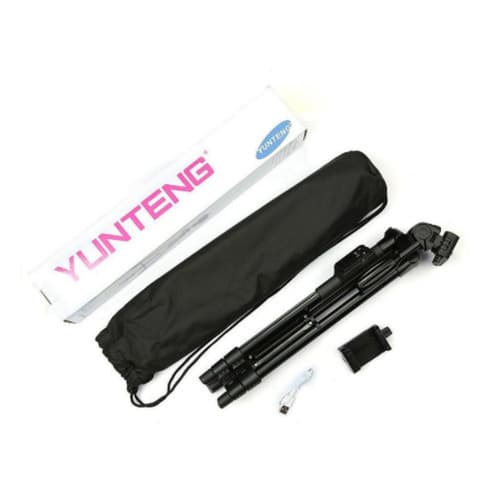 سه پایه نگهدارنده گوشی و دوربین یانتنگ مدل VCT- 5208 به همراه شاتر ریموت کنترل — تصویر ۵