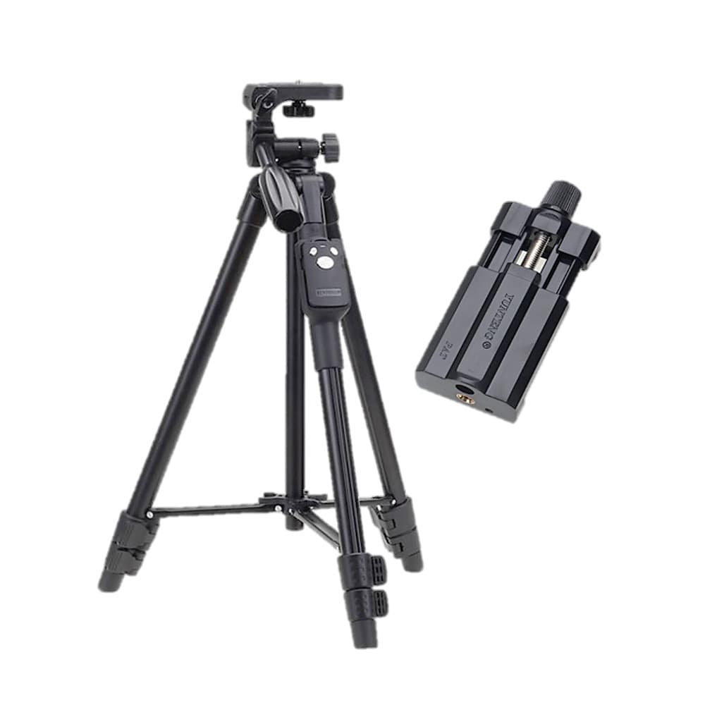 سه پایه نگهدارنده گوشی و دوربین یانتنگ مدل VCT- 5208 به همراه شاتر ریموت کنترل — تصویر ۲