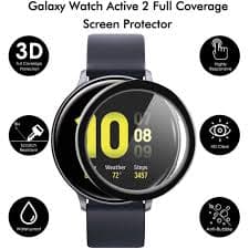 محافظ صفحه نمایش(گلس) ساعت هوشمند Samsung Galaxy Watch Active2 44mm — تصویر ۲