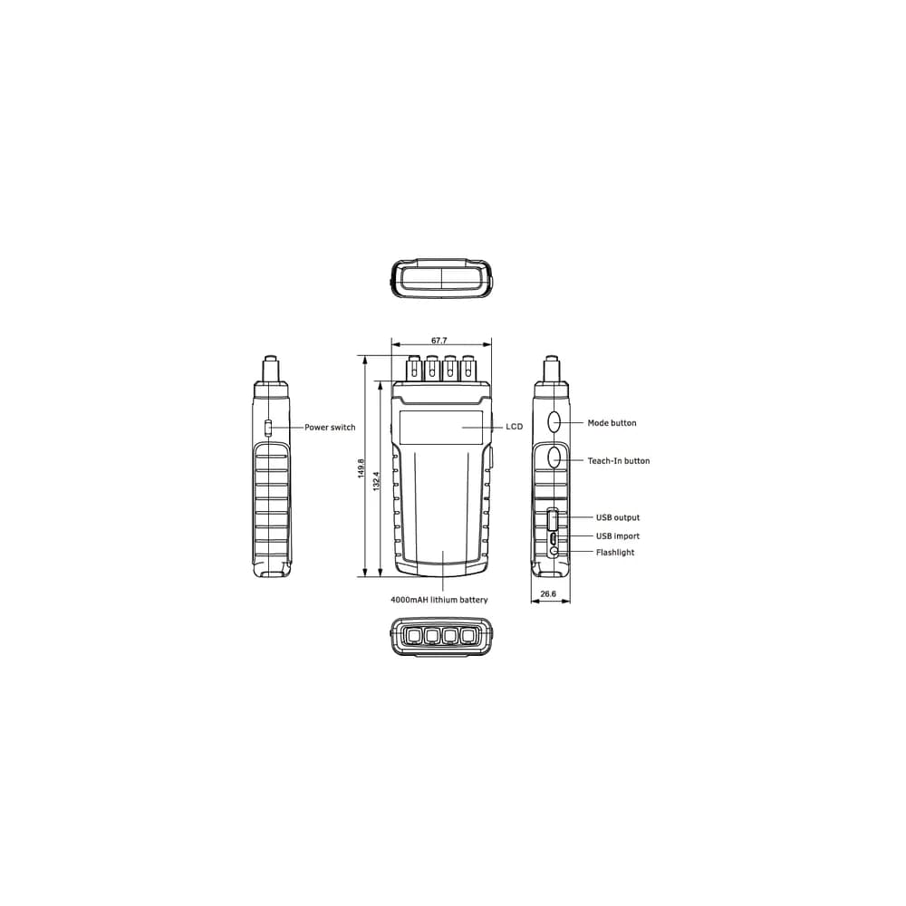 سنسور نوری مکعبی رفلکتوری آکوسنس مدل AKUSENSE WD_1 — تصویر ۲