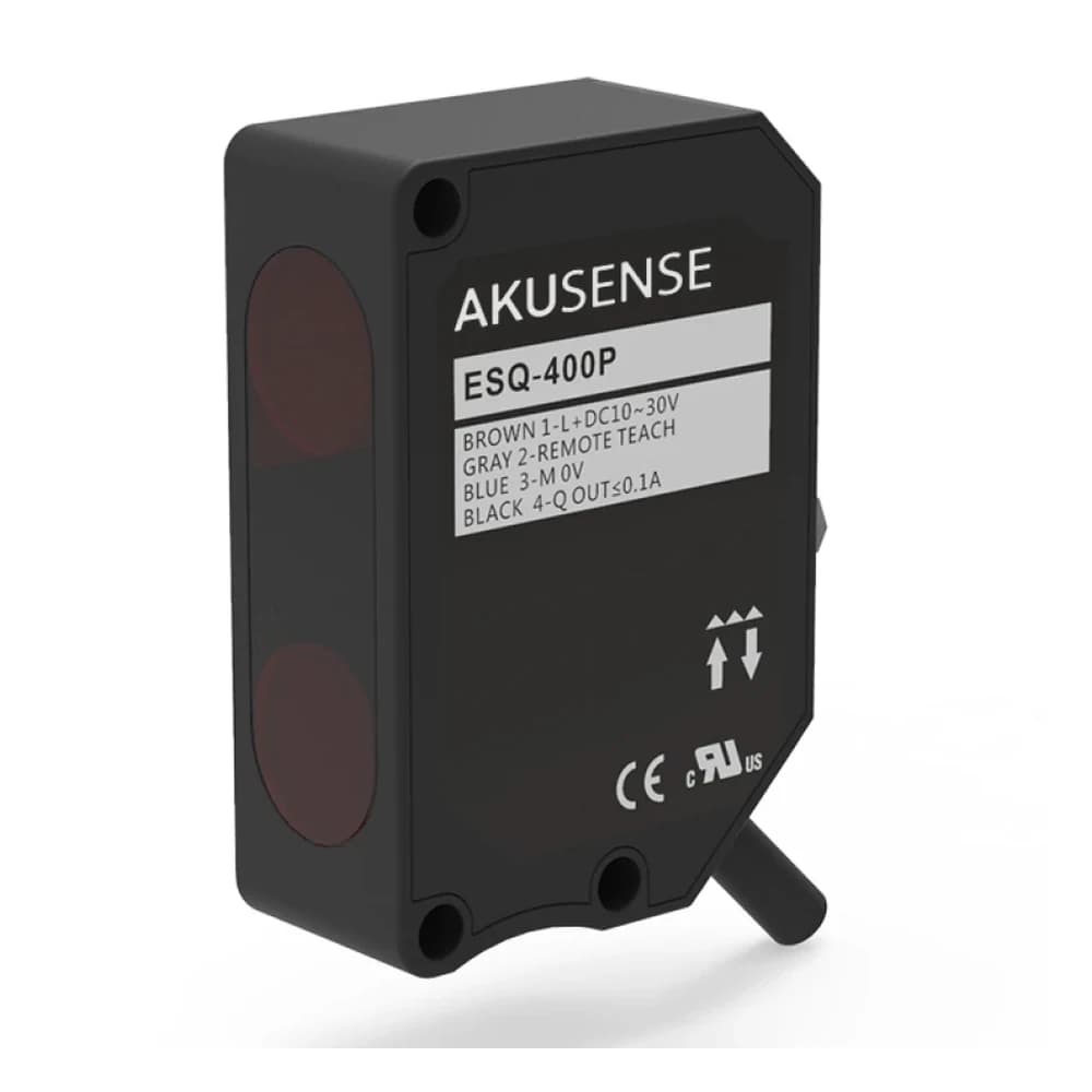 سنسور نوری مکعبی رفلکتوری آکوسنس مدل AKUSENSE ESQ-400N