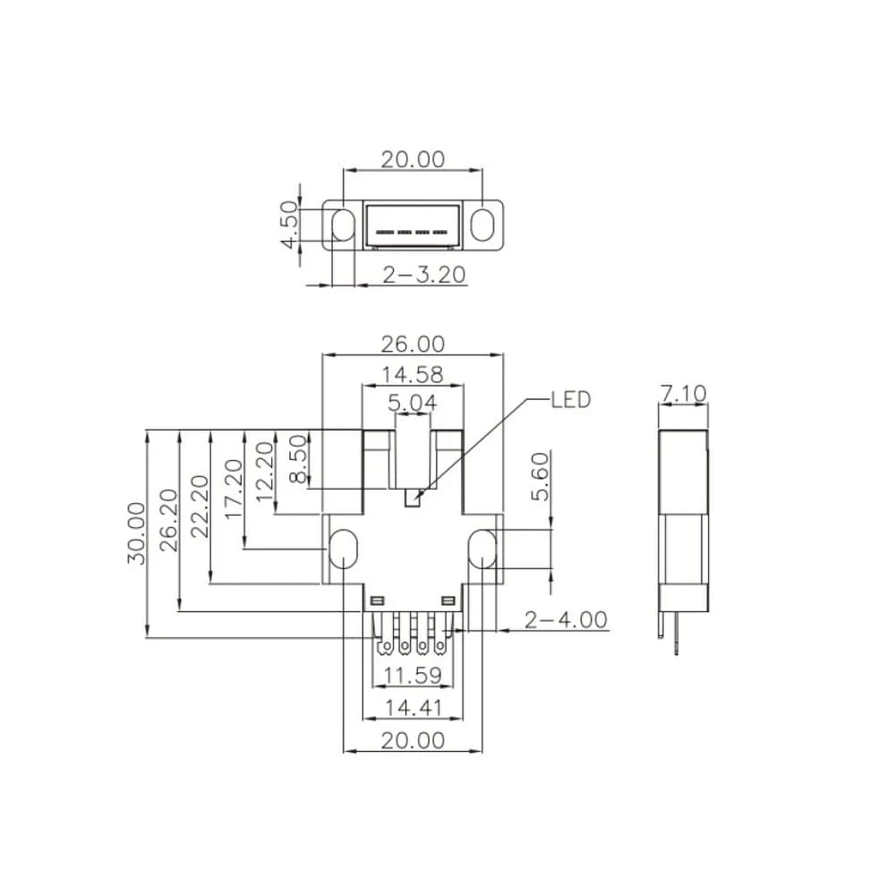 سنسور نوری آکوسنس مدل AKUSENSE SK_306NA_E — تصویر ۲