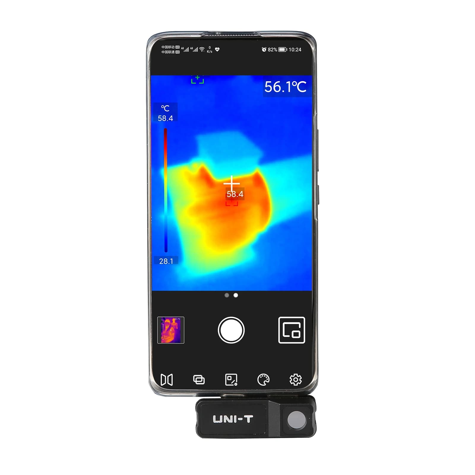 دوربین حرارتی یونیتی مدل UNI-T UT-i120Mobile — تصویر ۵