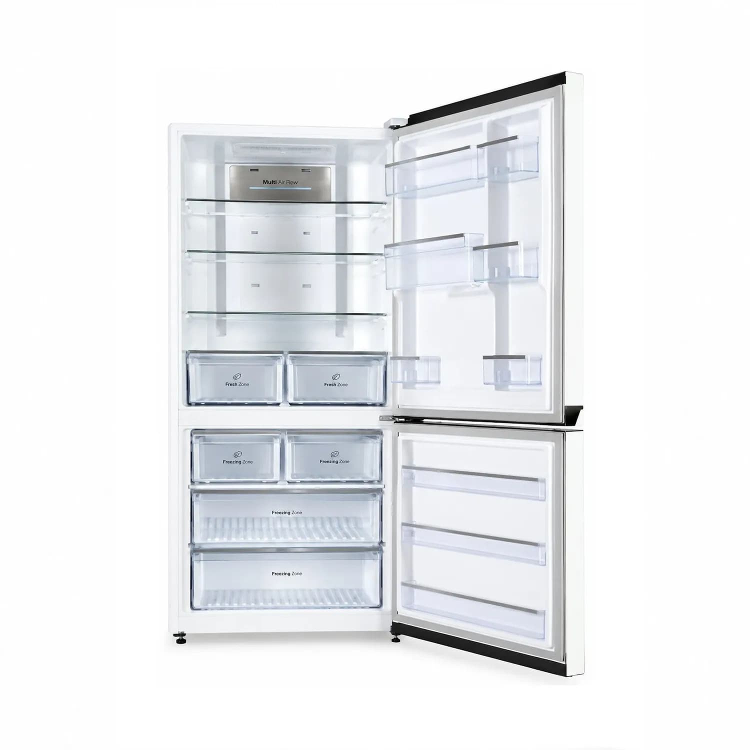 یخچال فریزر مجیک مدل MB 842 Ice AF سفید — تصویر ۲