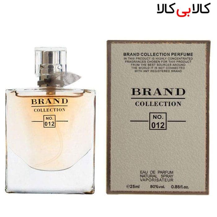 عطر جیبی برند کالکشن زنانه کد NO 012 حجم 25 میلی لیتر