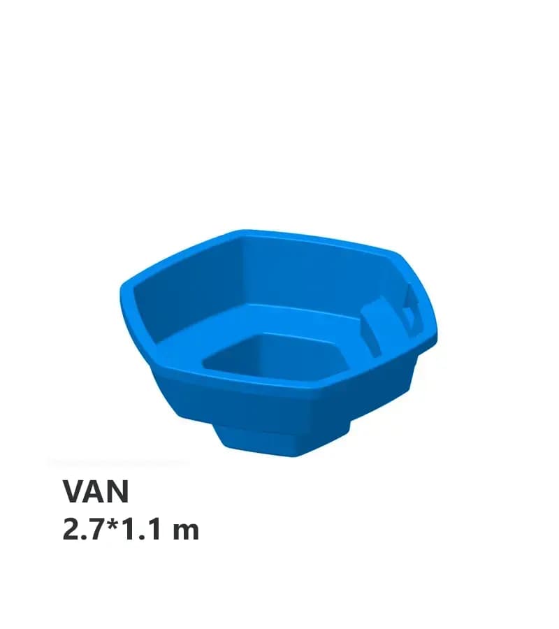 جکوزی فایبرگلاس پیش ساخته (Swim Plus) مگاپول مدل وان
