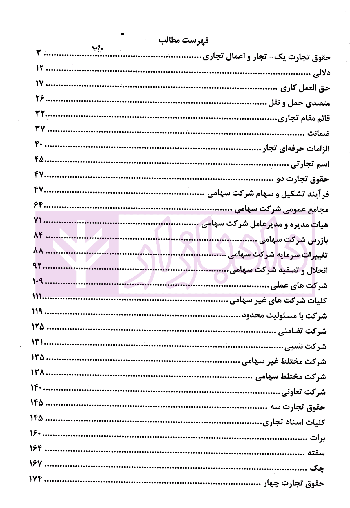 مجموعه سوالات آزمونی حقوق تجارت | دکتر سوری — تصویر ۲