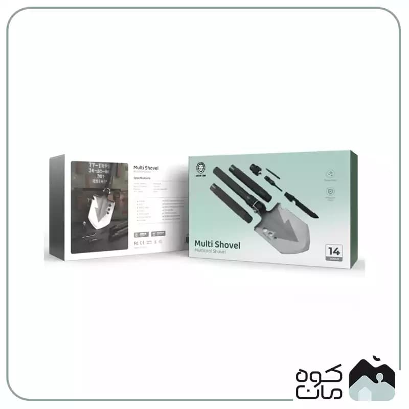 بیل تاکتیکال چندکاره گرین لاین مدل Green Lion Multi Shovel — تصویر ۴