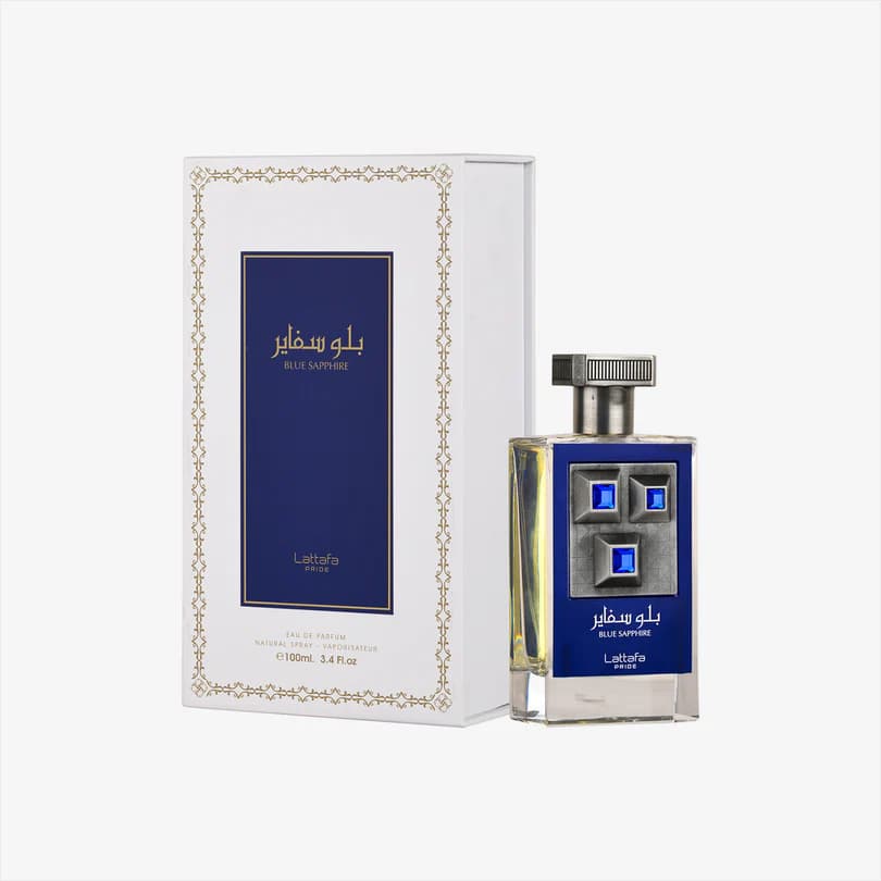 ادکلن بلو سفایر لطافه Lattafa Pride Blue Sapphire — تصویر ۲