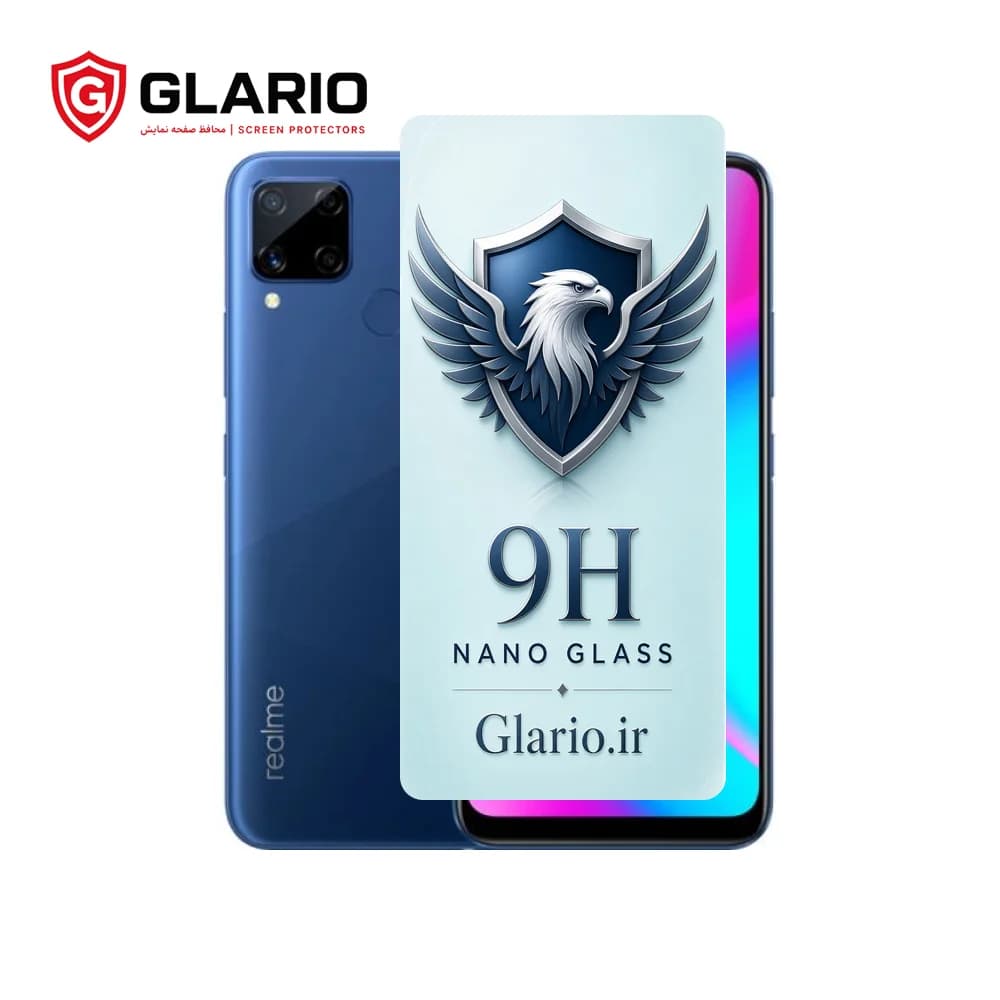 گلس نشکن نانو ریلمی Realmi C15 Qualcomm Edition | محافظ صفحه 9H Anti Shock