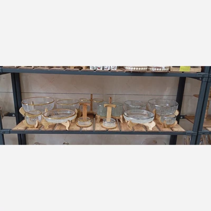 سرویس پذیرایی آبگز دور طلایی و دور نقره ای 6پارچه ست پذیرایی آبگز سرویس پذیرایی عروس ست پذیرایی آبگز