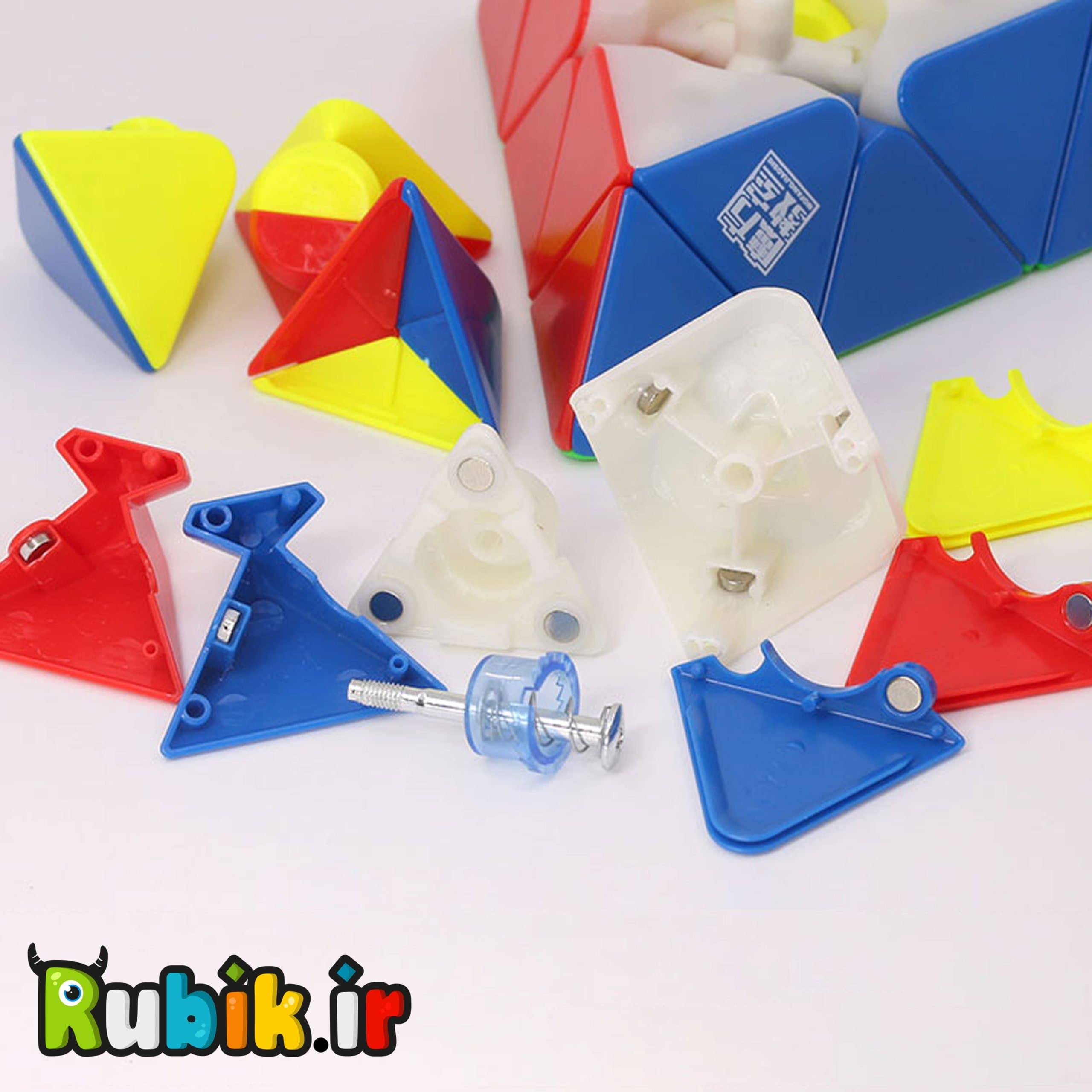 هرم مویو آر اس مگنت RS Magnetic Pyraminx — تصویر ۳