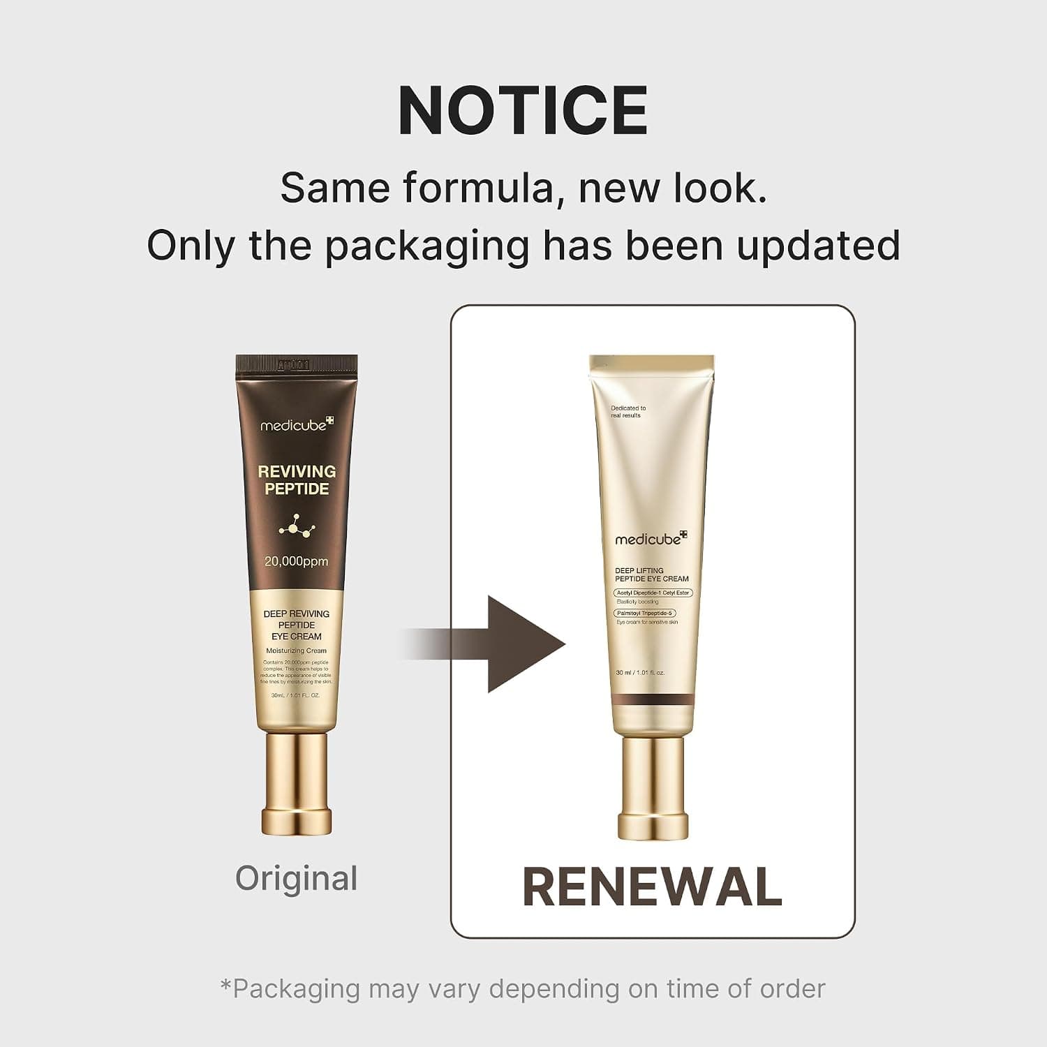 مراقبت دور چشم Deep Reviving Peptide مدیکیوب — تصویر ۲