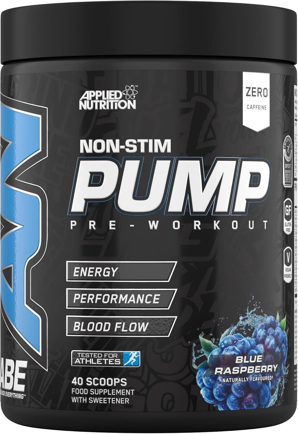 پری ورک اوت ABE Pump بدون محرک اپلاید نوتریشن طعم تمشک آبی | ۵۰۰ گرم