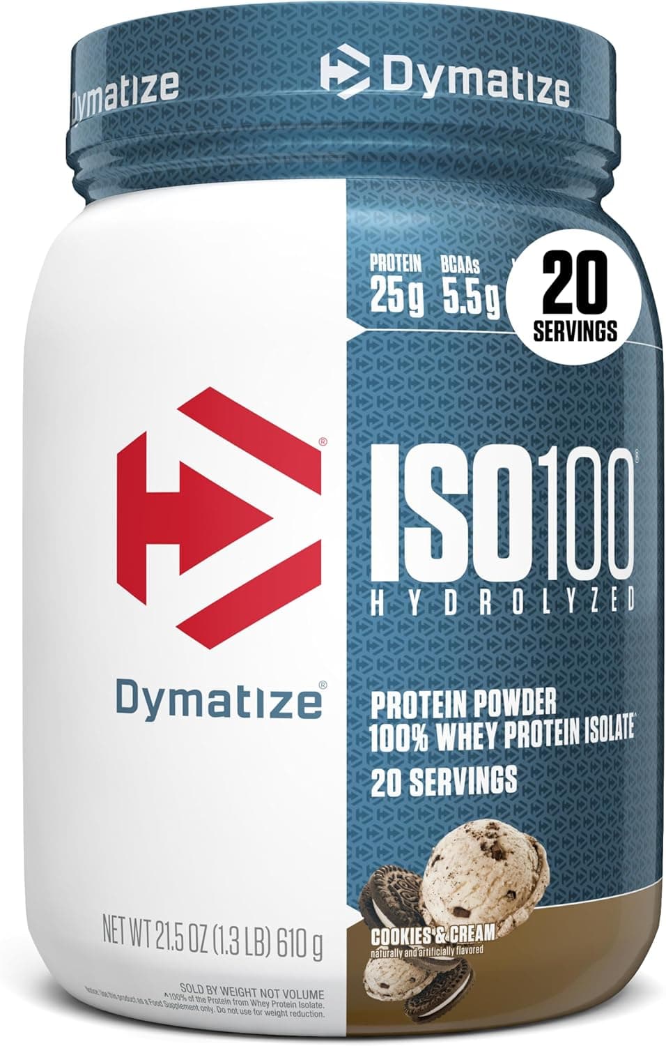 پروتئین وی ایزوله ISO100 دایماتیز طعم کوکی و خامه | ۱.۴ پوند