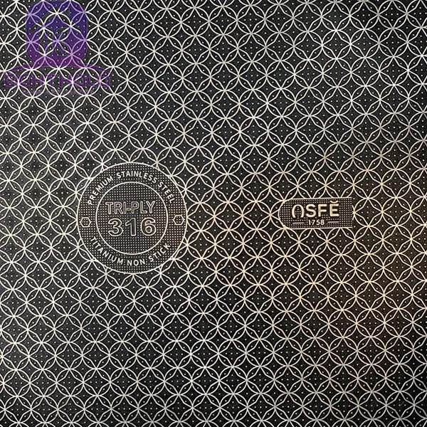 قابلمه استیل لیزری OSFE کد 1758 سایز 32 | قابلمه استیل ضدزنگ — تصویر ۴