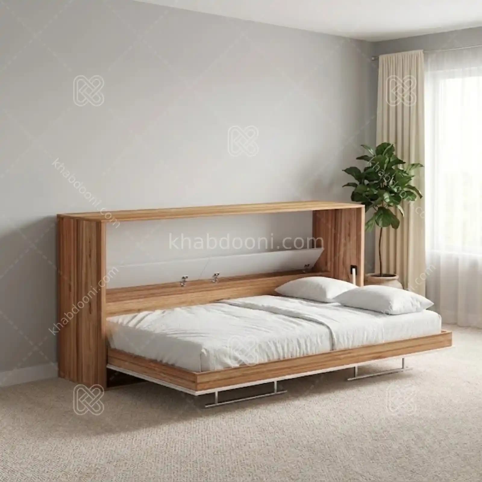 تخت تاشو افقی تک نفره طول 215 کد 124 — تصویر ۱۰