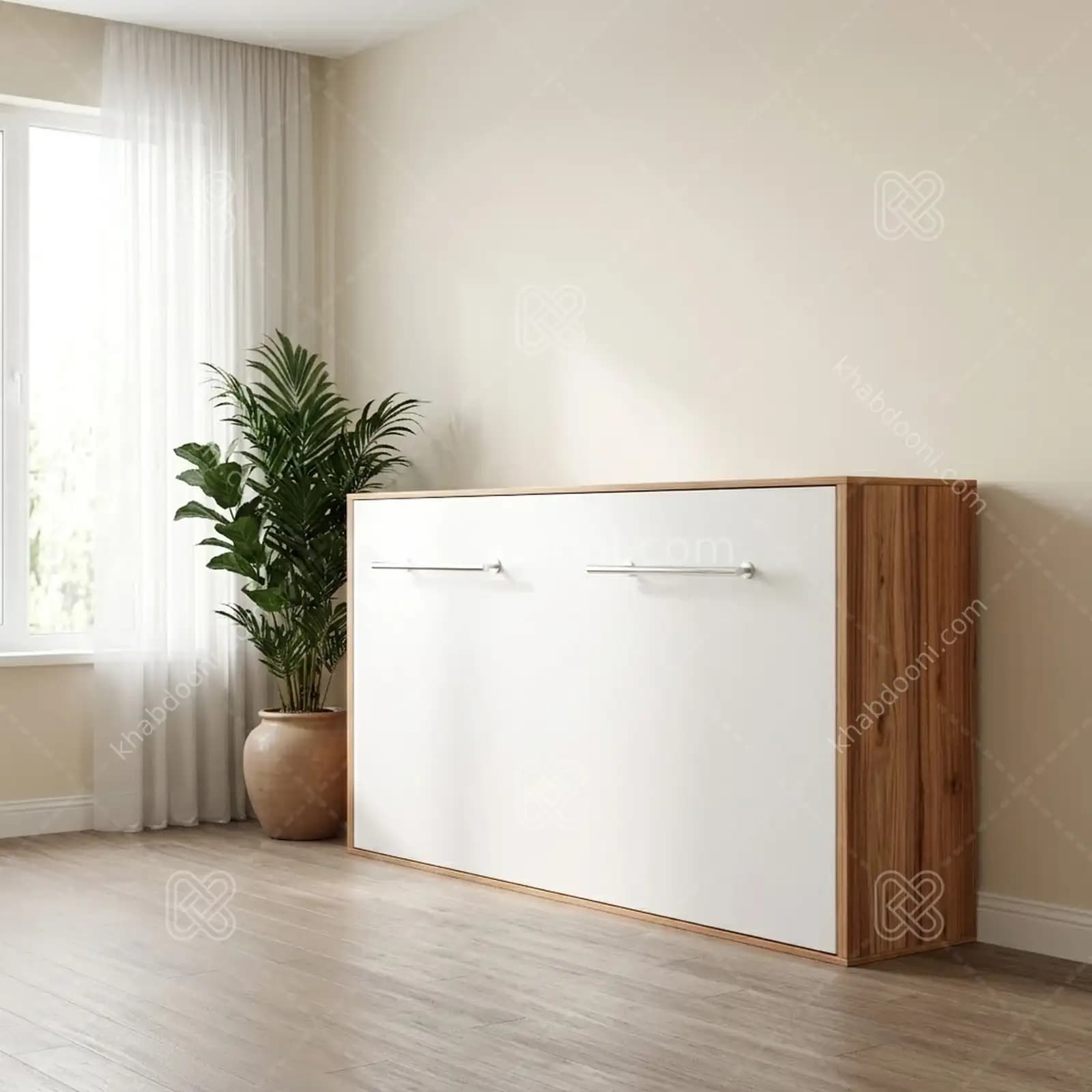 تخت تاشو افقی تک نفره طول 215 کد 124 — تصویر ۹