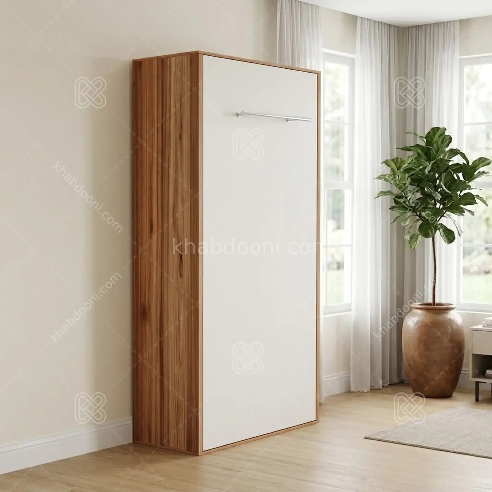 تخت تاشو عمودی تک نفره طول 105 کد 122 — تصویر ۹