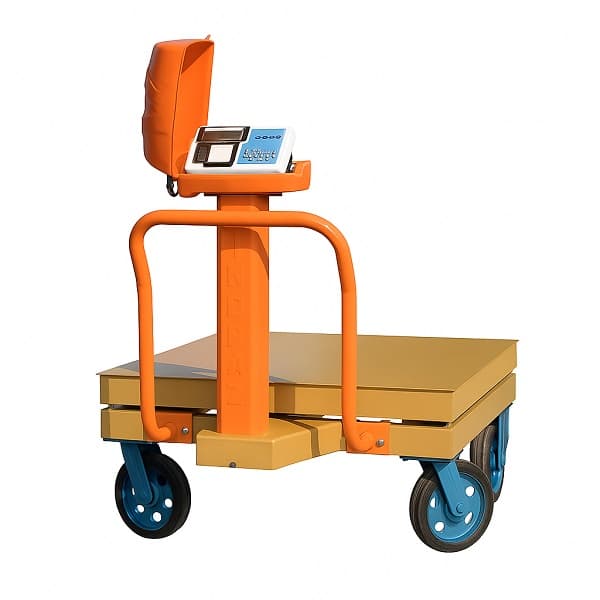 باسکول بی نظیر 1500 کیلویی مدل MBH1503P نمایشگر SB73 لیبل زن چهار لودسل