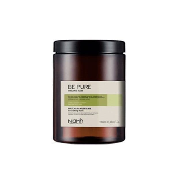 ماسک تغذیه کننده موهای خشک و کدر BE PURE بدون سولفات حجم1000 میلی لیتر