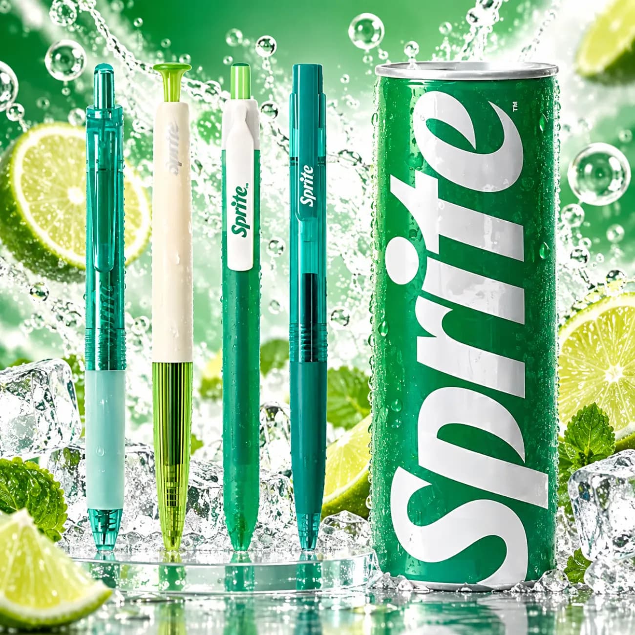خودکار مشکی ژله ای کاکو KACO مدل Fun Sprite نوک 0.5 میلی متری ست 4 عددی — تصویر ۳