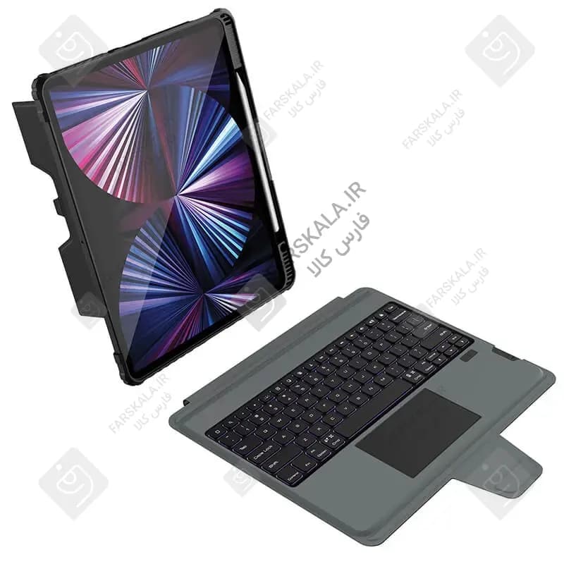 کیف کلاسوری نیلکین با کیبورد بلوتوث Bumper Combo تبلت اپل iPad Pro 12.9 — تصویر ۴
