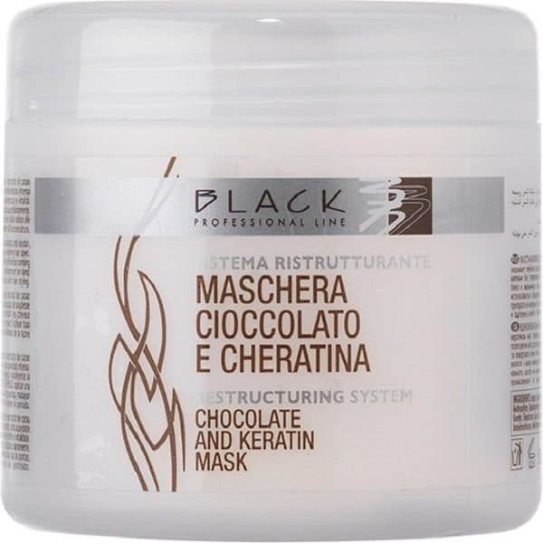 ماسک مو کراتین و شکلات بلک پروفشنال مدل Chocolate and keratin حجم 500 میلی لیتر — تصویر ۲