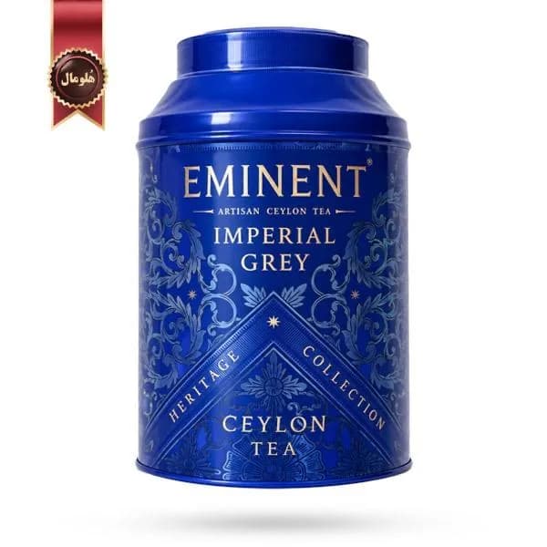 چای سیاه سیلان امیننت Eminent مدل ارل گری امپراتوری Imperial Grey وزن 150 گرم (اورجینال)