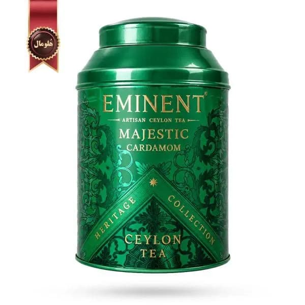 چای سیاه سیلان امیننت Eminent مدل هل باشکوه Majestic Cardamom وزن 150 گرم (اورجینال) — تصویر ۴