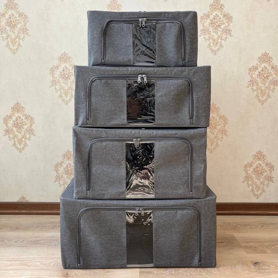 باکس لباس برزنتی طرح طوسی ساده