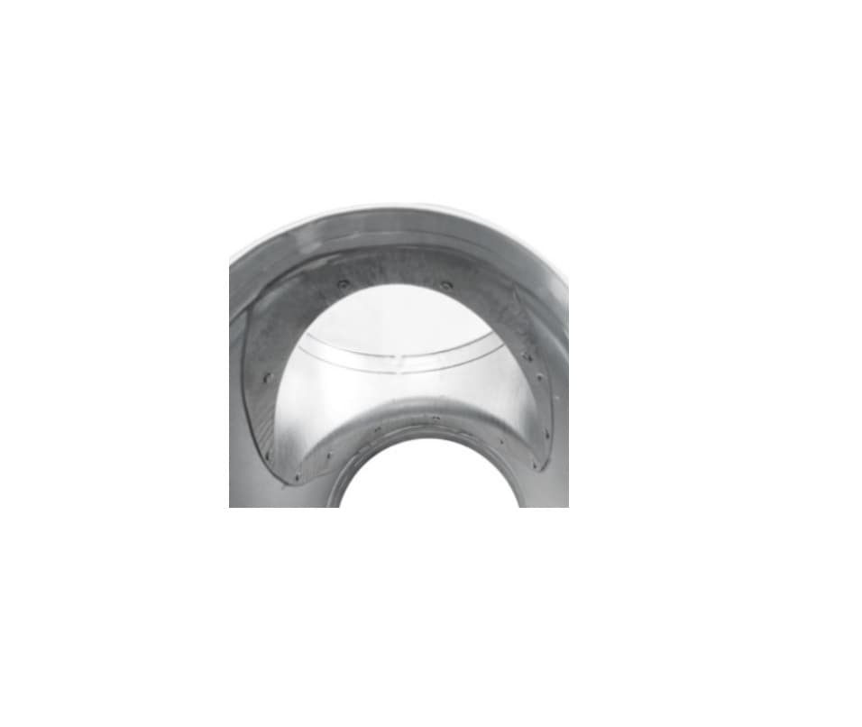 سه راهی 90 درجه اسپیرال ضخامت 0.8 mm + تبدیل و قطر انتخابی | کد 70010