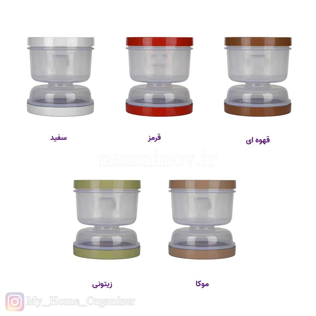 ظرف ترشی و زیتون طرح ساعت شنی ترک — تصویر ۵