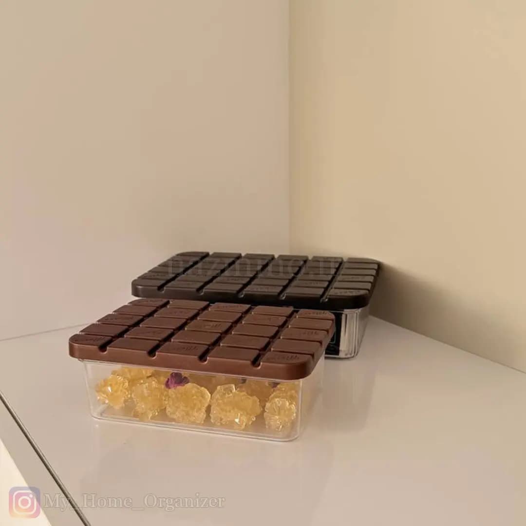 ظرف اکرولیک درب شکلاتی — تصویر ۵