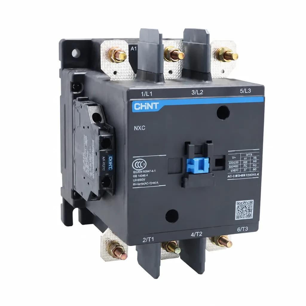 کنتاکتور 225 آمپر با بوبین 220 ولت NXC-225 220V مدل 50Hz(R)