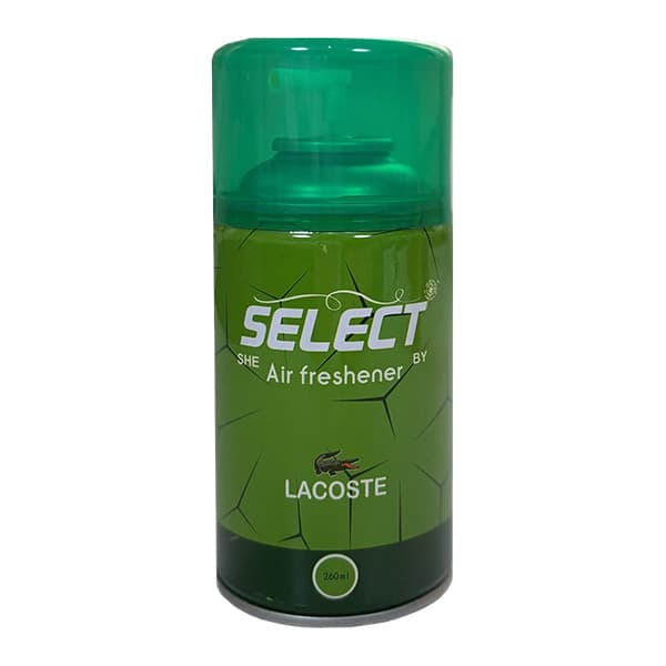 اسپری خوشبوکننده شی سلکت بای هلنسا مدل Lacoste حجم 260 میلی لیتر