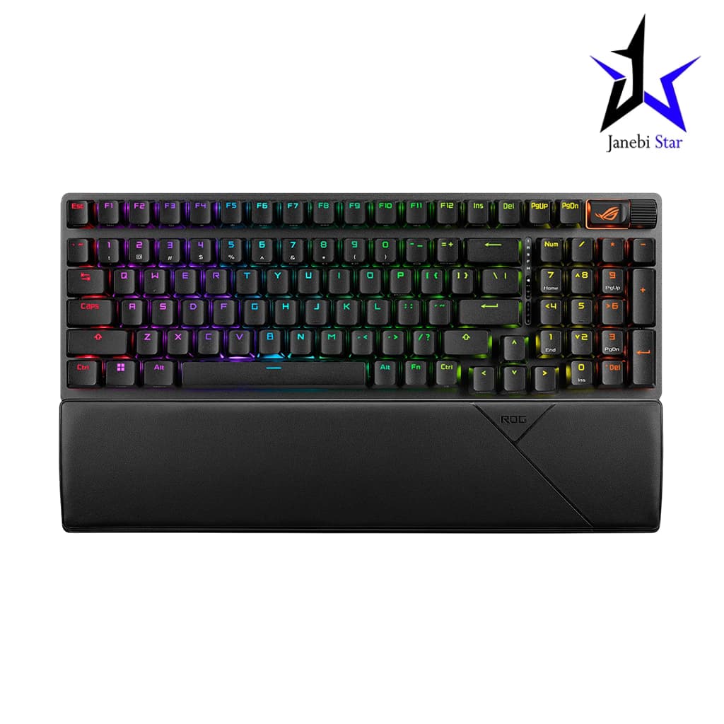 کیبورد گیمینگ Asus مدل ROG Strix X901 SCOPE II 96 WL NXSW US PBT