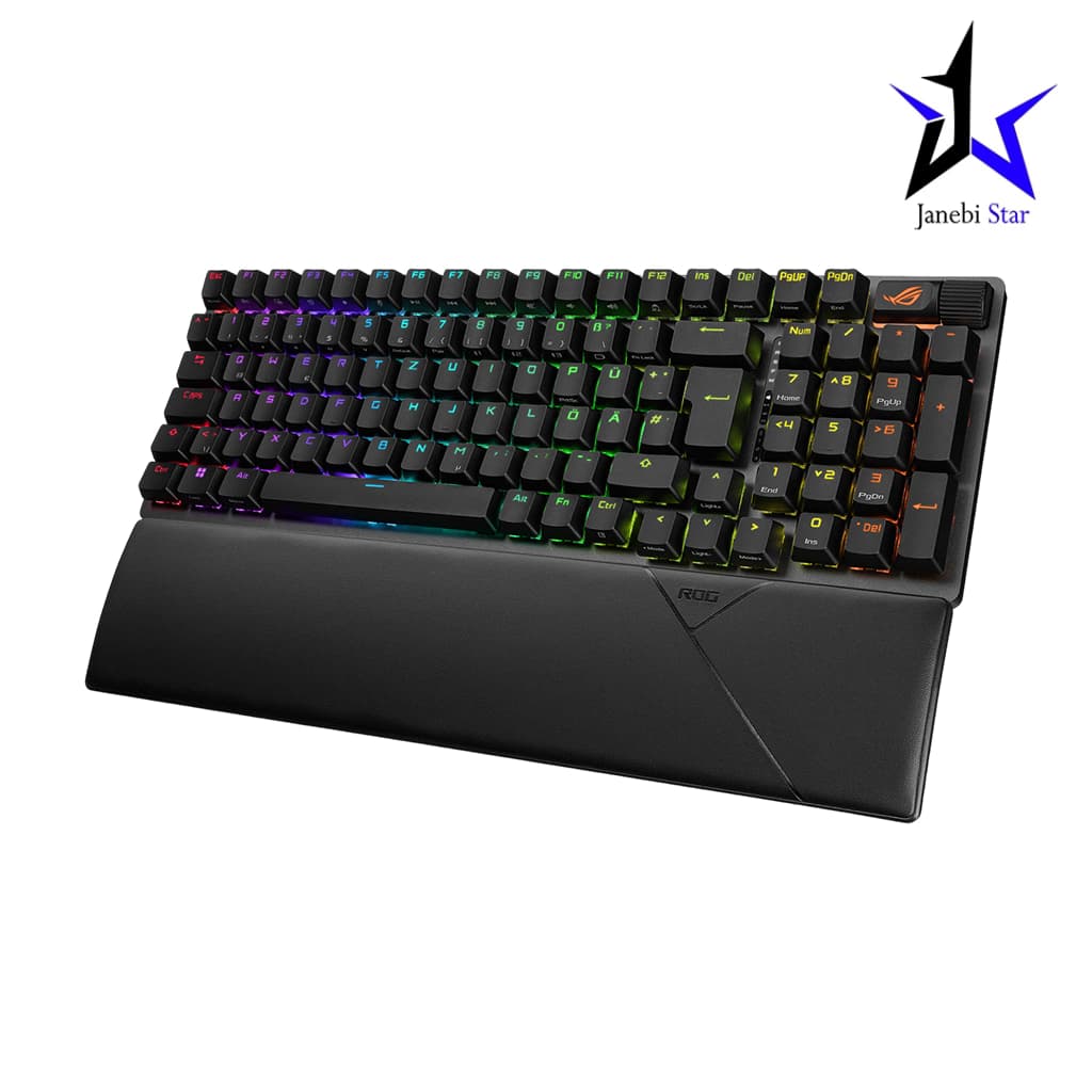 کیبورد گیمینگ Asus مدل ROG Strix X901 SCOPE II 96 WL NXSW US PBT — تصویر ۲