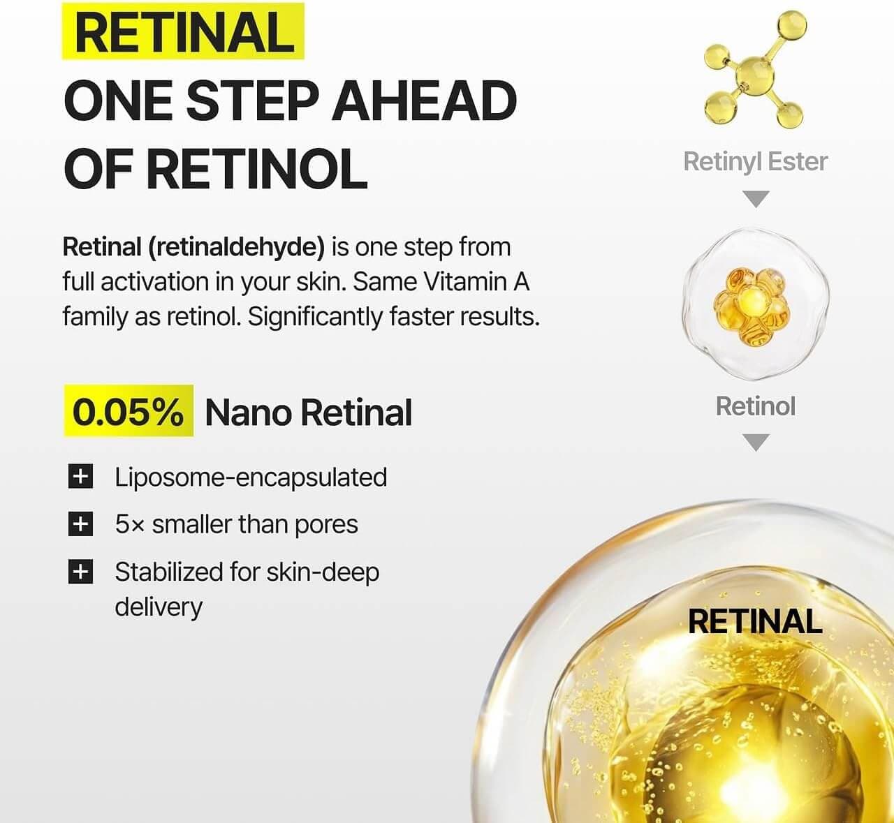 کرم لیفت کننده و ضد چروک دوکاره رتینال شات Retinal Shot سلیمکس حجم 50 میل — تصویر ۸